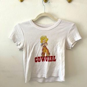 Brandy Melville cowgirl baby tshirt